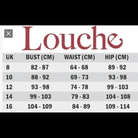 NWT Louche Chambray Remi striped skirt - Size 14 - Picture 6 of 6